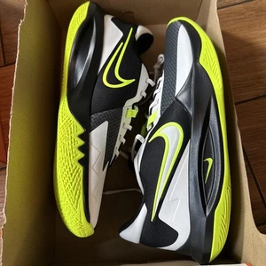 Nike Precision VI 6 Negro Verde Volt Hombres Entrenadores Talla 11.5 Reino Unido Totalmente Nuevo - Imagen 1 de 5
