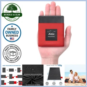Picknickdecke Mini Tasche Strandmatte Leicht Wasserdicht Sanddicht für Cam... - Bild 1 von 12