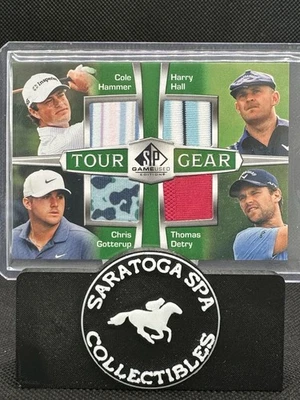 2024 SP Game Used Golf Tour Gear Quads Hammer,Hall,Gotterup,Detry PGA Golf - Image 1 of 4