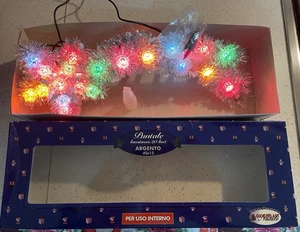 Natale Stella Cometa Vintage Argento,20 Lucine Multicolor Fondo Di Magazzino - Foto 1 di 5