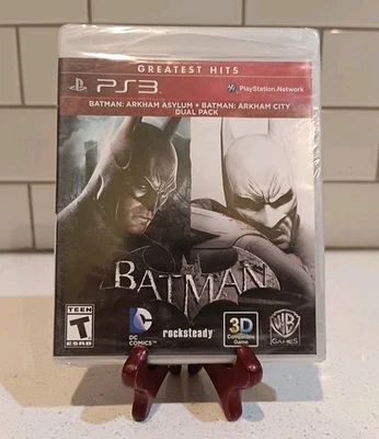 Batman: Arkham Asylum & City Dual Pack Video Game  PlayStation 3 Sealed PS3 READ - Image 1 of 4