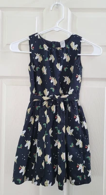 Carter's 圣诞独角兽连衣裙,女孩尺寸 6/6x — 第 1/4 张图片