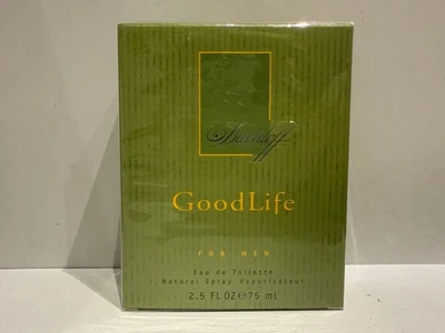 DAVIDOFF GOOD LIFE FOR MEN EAU DE TOILETTE 75ML SPRAY DISCONTINUED VINTAGE - Image 1 of 2