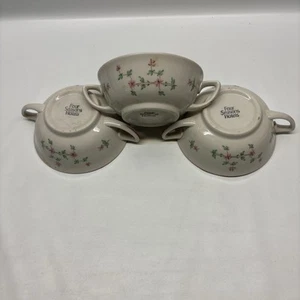 (3) Ciotola 2 manici porcellana hotel quattro stagioni vintage da collezione ��RARA. - Foto 1 di 6