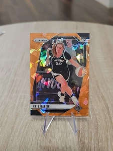 2024 Prizm WNBA #126 Kate Martin ORANGE CRACKED ICE PRIZM RC - Aces - Picture 1 of 2
