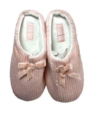 Zapatillas zueco para mujer 6 (M) punta dorada con suela antideslizante rosa Foto 1 de 4