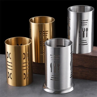 Elegante Porta Utensili da Cucina con Design Aperto per Facile Accesso e Asciuga - Immagine 1 di 4