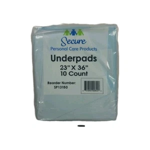 Secure Körperpflegeprodukte Unterlagen 23" x 36" (10 Stück pro Pk.) 1 4 Pks. - Bild 1 von 2