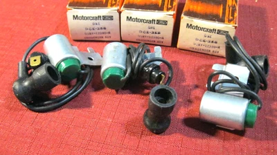 Lote de condensadores distribuidor Mercury Capri 1971 Pinto, 1971, 1973, 3 piezas NOS Foto 1 de 3