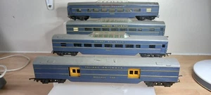 TRIANG CONTINENTAL OBSERVATION COACHES AND GEPÄCK COACH X 4 PIECES (WW1) - Bild 1 von 8