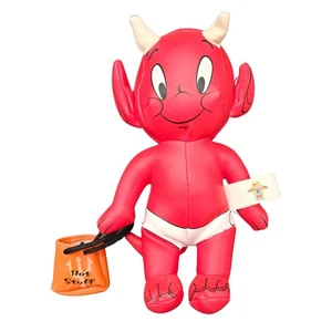 Vintage 1999 Harveytoons Hot Stuff Little Devil Plüsch Vinyl Feel 8" Figur mit Tasche - Bild 1 von 11