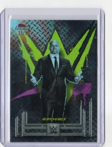 2025 Topps Finest WWE Adam Pearce Common BLACK REFRACTOR #86 31/50 WRESTLING - Picture 1 of 1
