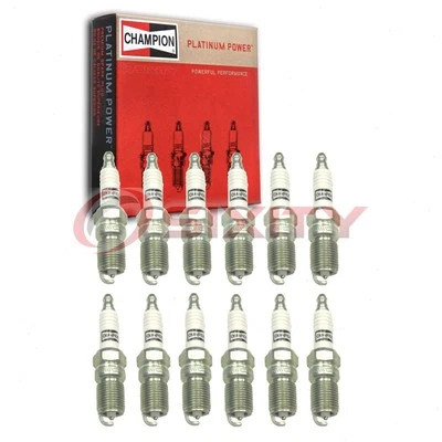 12 bujías Champion Platinum para Aston Martin Rapide 2011-2018 6,0 L xt Foto 1 de 4