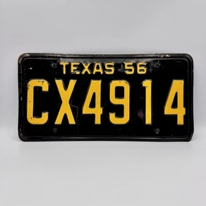 Texas 1956 matrícula de un solo pasajero CX4914 - Imagen 1 de 6