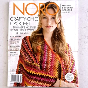 New Noro Magazine #20: Spring Summer 2022 30 patterns Crafty Chic Crochet Boho - Picture 1 of 9