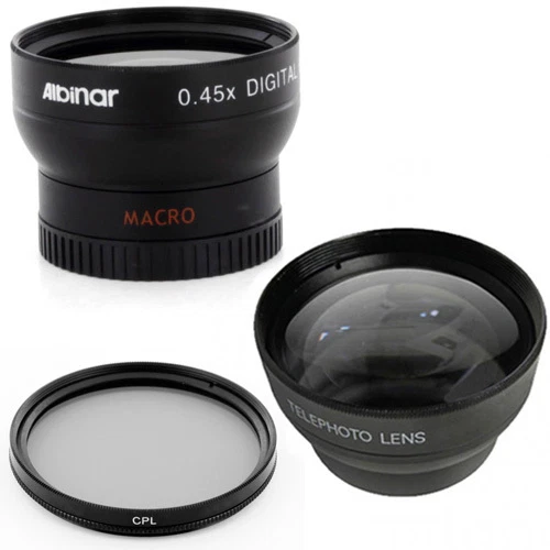 37mm Wide Angle Lens, Macro, Tele Lens, CPL for Olympus PEN E-PL1 E-PL2 E-PL3 - Image 1 of 1