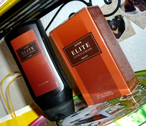 AVON ELITE GENTLEMAN QUEST SET Eau de Toilette Spray + Duschgel Geschenkset - Bild 1 von 4