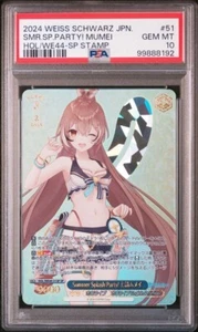 PSA 10 Hololive English Nanashi Mumei Weiss Schwarz SP sign HOL/W44-SP - Picture 1 of 2