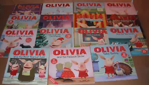 Lot of 15 Olivia TV Tie-In Books 8x8 Paperback Lot - Set NEW - Picture 1 of 2