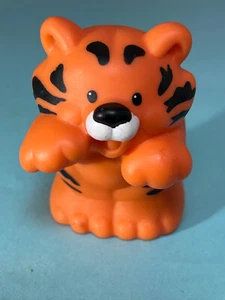 2001 Mattel Fisher Price Chunky Little People Orange Tiger - Picture 1 of 4