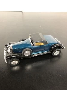 YATMING 8504 DIECAST 1931 ROLLS-ROYCE PHANTON II AQUA GREEN CONVERTIBLE-1/43 W27 - Picture 1 of 4