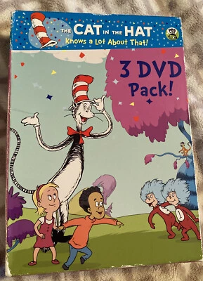 3 FOR 1 Dr Seuss!! The Cat in the Hat 3 DVD Pack!! Great Deal on great Set!! - Image 1 of 3