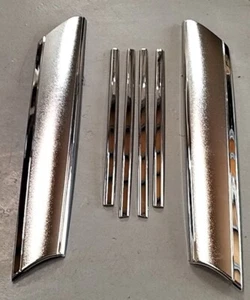 For BMW MINI Cooper R53 R50 Pillar Chrome Cover Center Trims Not use Convertible - Picture 1 of 3