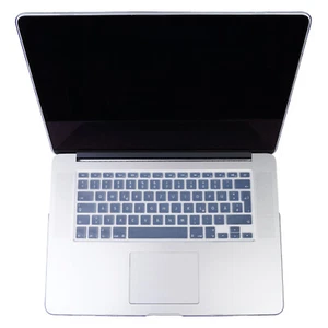 Protection Clavier Couvercle Mat Skin Transparent pour MacBook Pro 13 15 17 Air 13 - Photo 1/2
