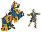 Schleich Warrior Horse Lot 2003 Medieval Knight Coat Armor Long Sword Dagger