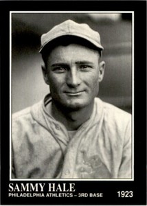 1991 CONLON COLLECTION TSN - #293 SAMMY HALE PHILADELPHIA ATHLETICS