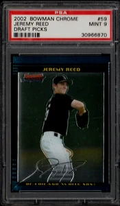 Jeremy Reed (White Sox) 2002 Bowman Chrome Draft Picks Rookie # BDP59 PSA 9 - Picture 1 of 2