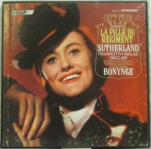 DONIZETTI Fille du Regiment/Daughter of Regiment LP Sutherland,Pavarotti BONYNGE - Imagen 1 de 1