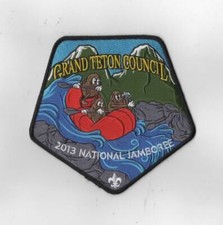 2013 National Jamboree Grand Teton Council BLK Bdr. [KY-4755]