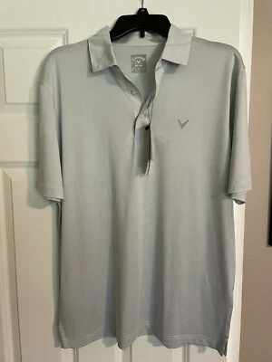 Polo de golf Callaway plateado (M) Foto 1 de 2