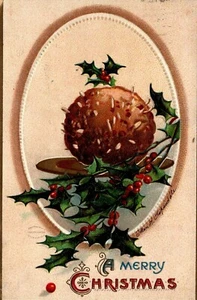 Artist Signed Ellen Clapsaddle Christmas Vintage by Garre Cheeseball Postcard - Picture 1 of 2