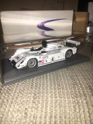 1:43 Spark Riley & Scott Mkiii C #4 24H Le Mans 2002 White SCRS11 Model - Image 1 of 3