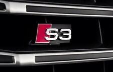 Audi A3 Embleme,  Logo,  calandre, grille radiateur  S3  Chrome