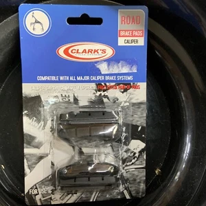 Clarks Shimano Compatible Road Brake Pads 1 Pair + 1 Extra Pair of Shoe Inserts - Picture 1 of 1