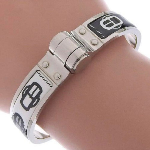 HERMÈS Bracciale HERMES Chaîne d'Ancre argento metallo smalto 6 3 pollici