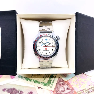 🛩 Raro Komandirskie Vostok Aviones Militar Wostok Reloj Comandante Servicio - Imagen 1 de 4