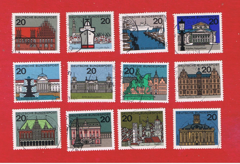 Germany #869-879A    VF used       Free S/H - Image 1 of 1