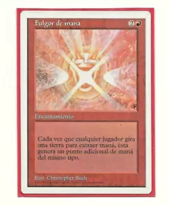 FULGOR DE MANA NM MTG 5th Español Magic Mana Flare - Imagen 1 de 1