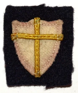 INSIGNIAS GORRA MILITAR BRITÁNICA, 8º Ejército Bordado Formación Signo, Segunda Guerra Mundial - Imagen 1 de 2