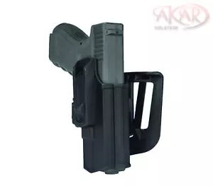 OWB HOLSTER FITS GLOCK14,17,19,20 Polymer Belt Holster W/ Release Retention - Picture 1 of 5