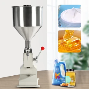 A03 Liquid  Filling Machine 5-50ml Manual Cream Water Filler Stainless 304 - Picture 1 of 12