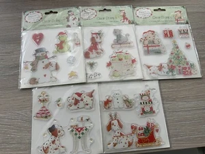 Pepper’s Christmas Party Clear Stamps X 5 - Picture 1 of 4
