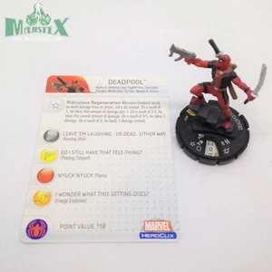 Heroclix Web of Spider-Man set Deadpool #057 ¡Figura súper rara con tarjeta! - Imagen 1 de 1