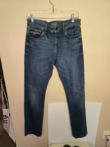 D1961 Russell Slim Straight Jeans Size 28x34 Premium Denim Classic Stonewash - Picture 1 of 6