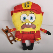SpongeBob Square Pants Plush Fireman 18cm Sponge Bob Nickelodeon 2010
