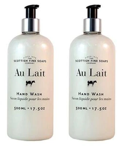 Scottish Fine Soaps Au Lait Liquid Hand Wash - 500ml/17.5 oz (2-Pack) - Picture 1 of 2